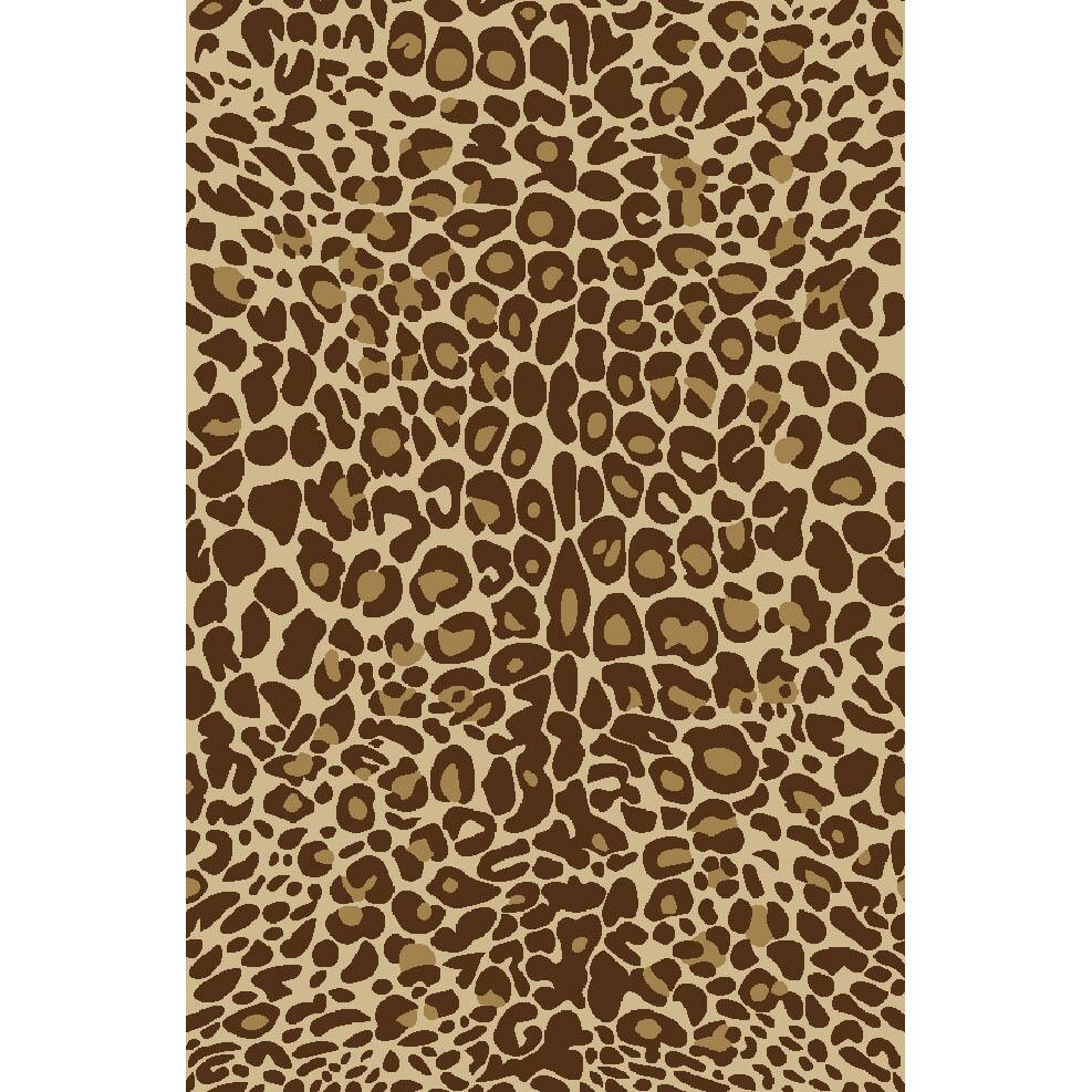 Well Woven Animal Prints Leopard Gold Non-Skid Area Rug - 3'3" x 5'3"