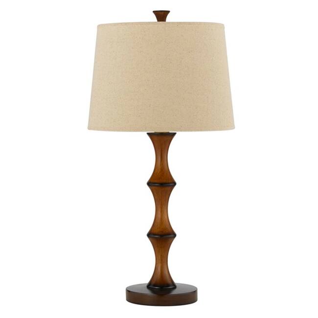 Cal Lighting Brown Tropical Table Lamp