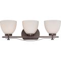 Nuvo Bentley 3-light Hazel Bronze Vanity Fixture
