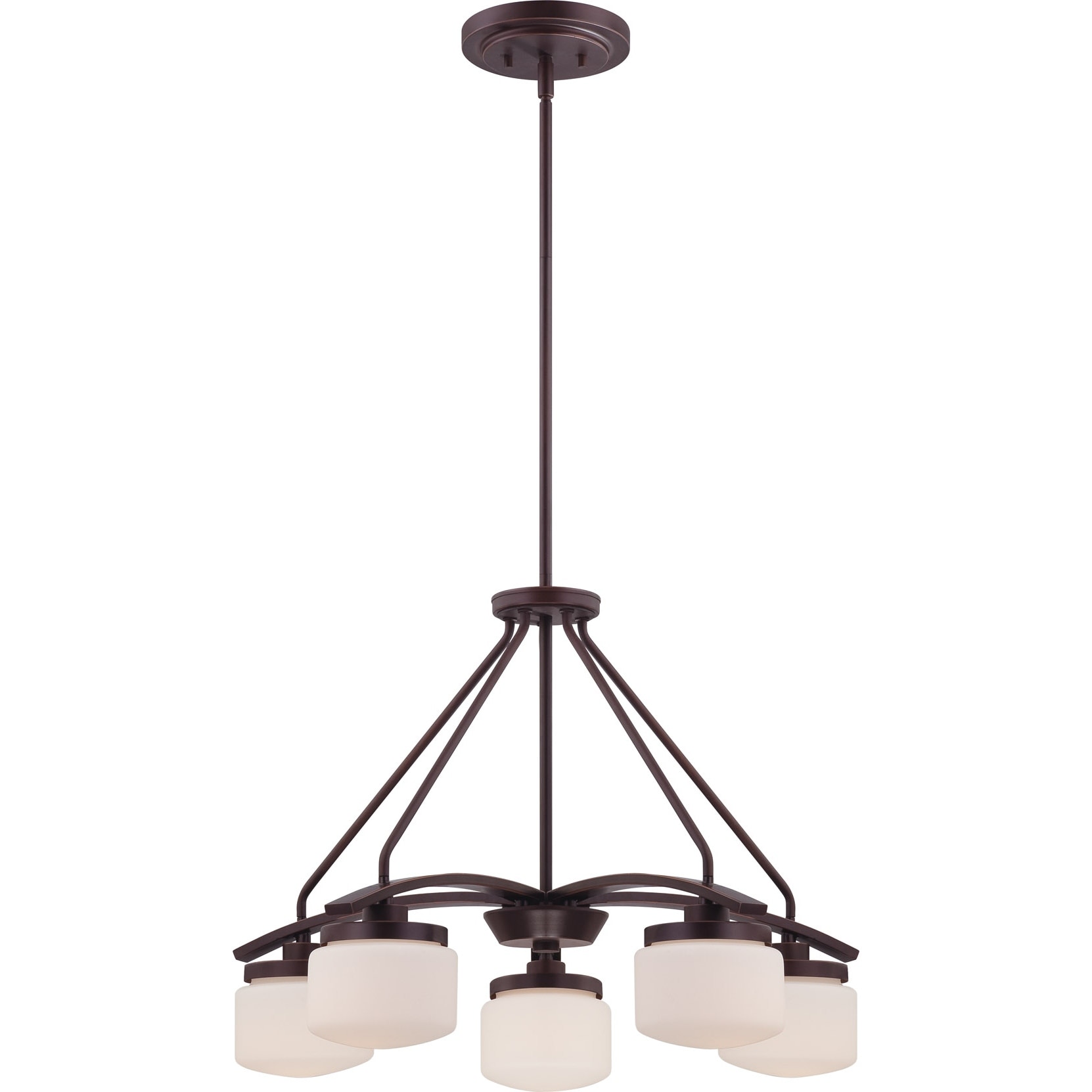 Nuvo Austin 5-light Russet Bronze Chandelier