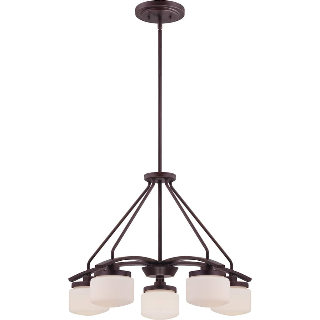 Nuvo Austin 5-light Russet Bronze Chandelier