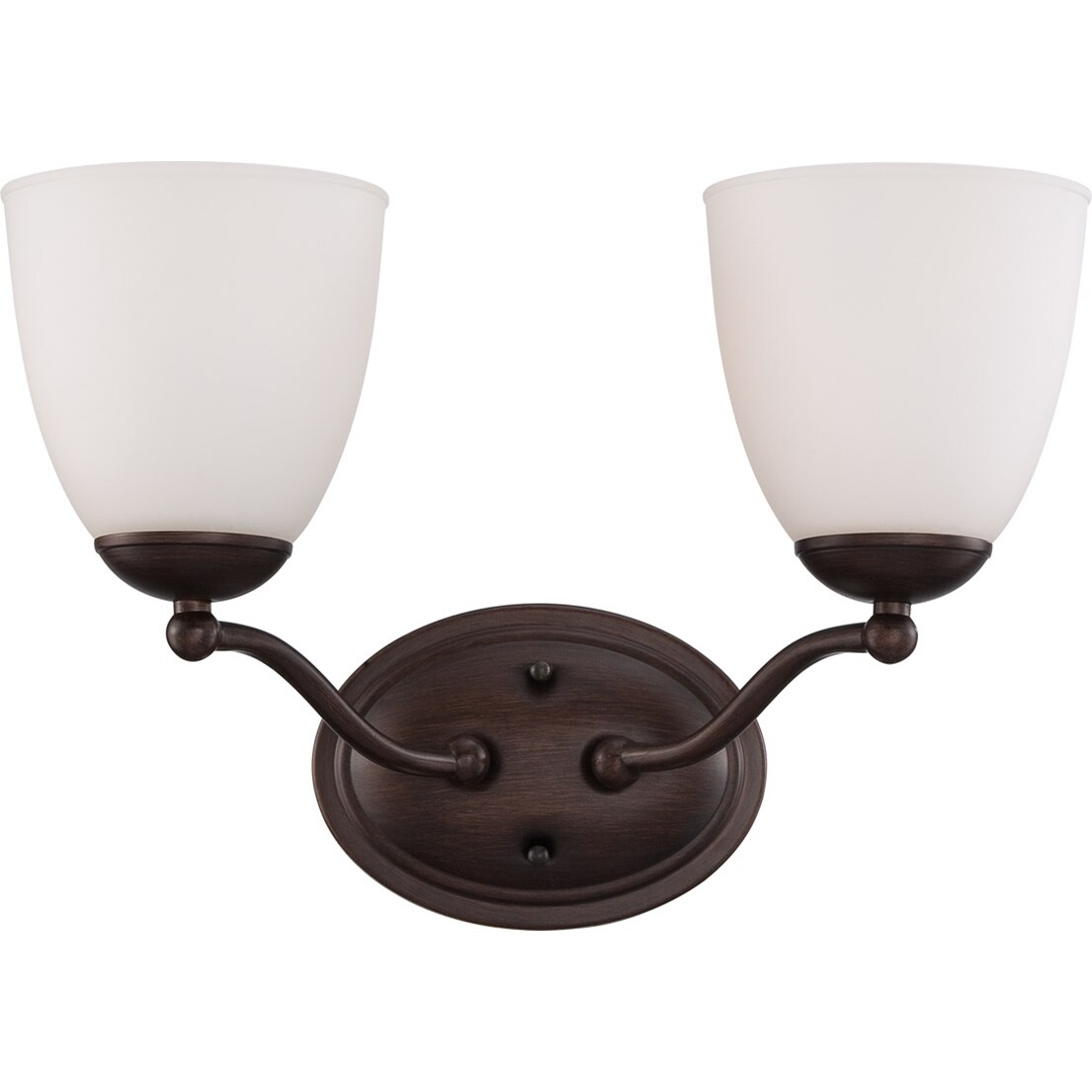 Nuvo Patton 2 light Prairie Bronze Vanity Fixture