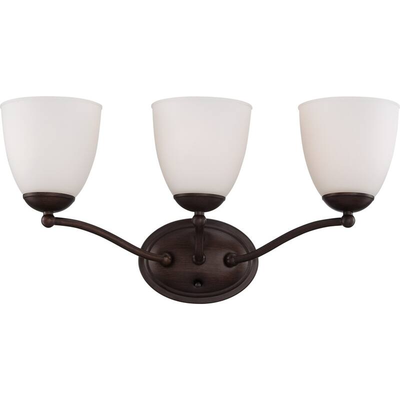 Nuvo Patton 3-light Prairie Bronze Vanity Fixture