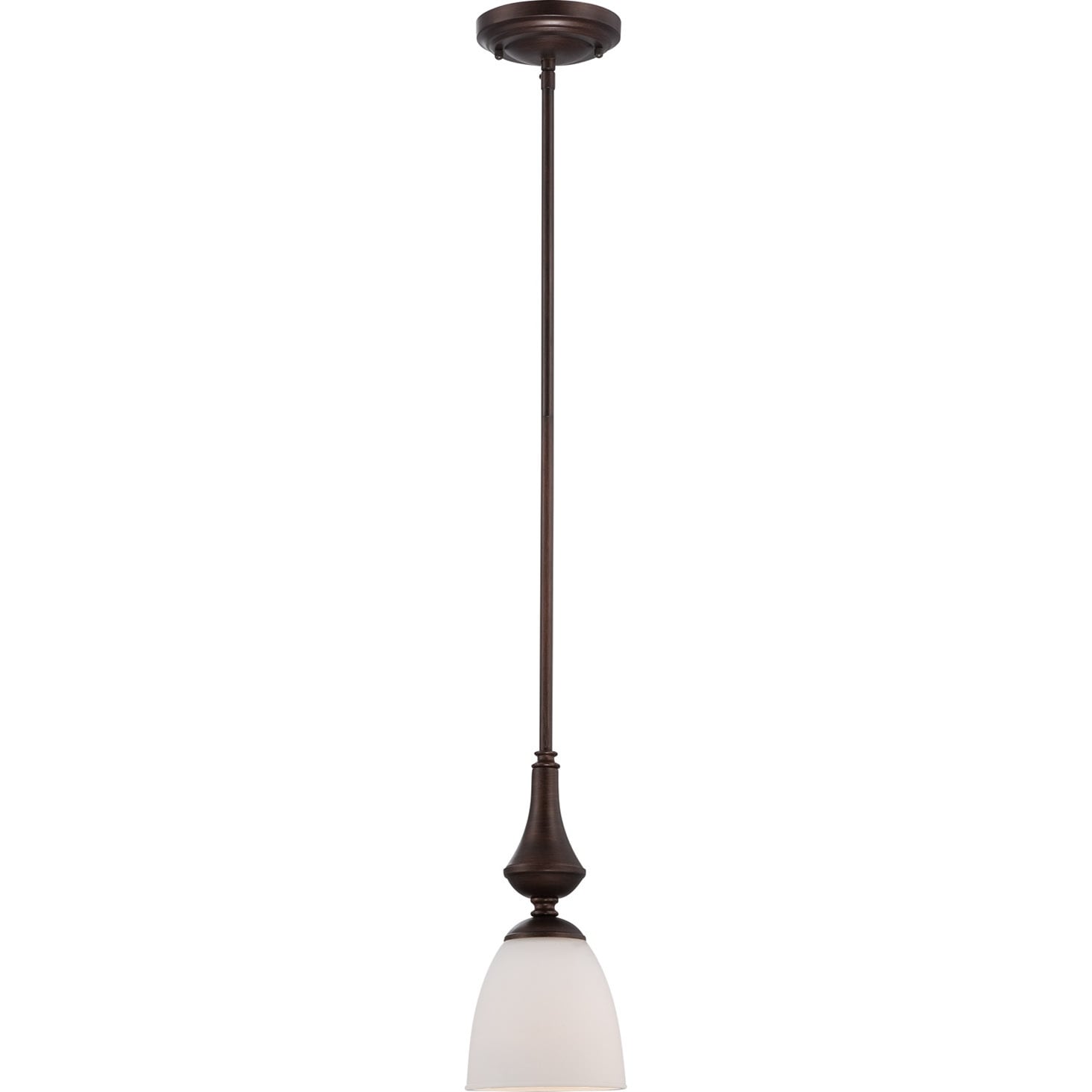 Nuvo Patton 1-light Prairie Bronze Fluorescent Mini Pendant