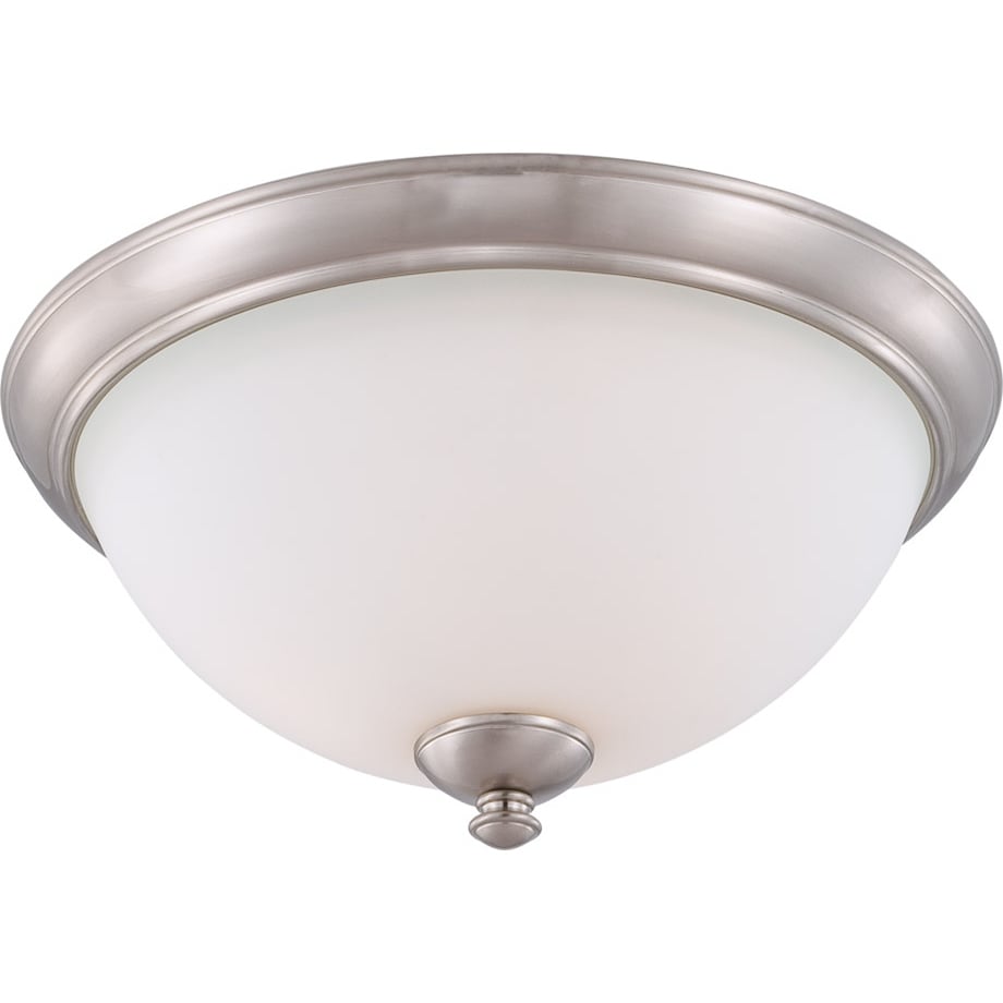 Nuvo Patton 3 light Brushed Nickel Flush Mount