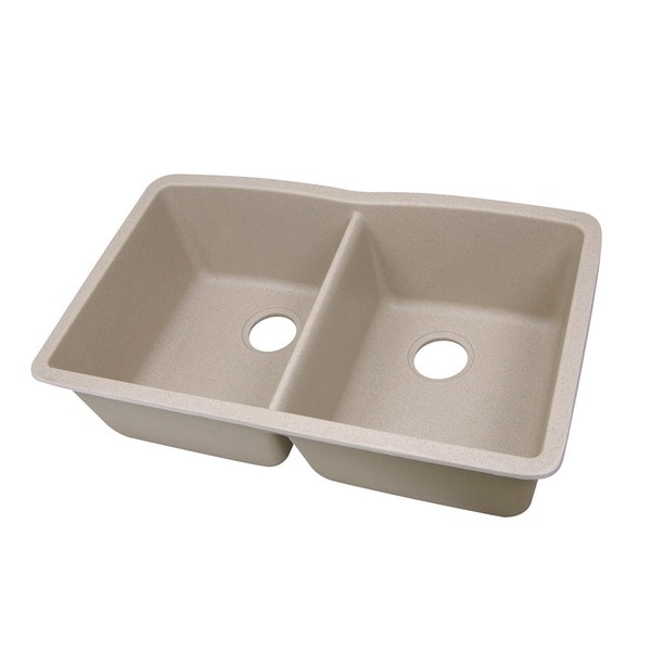 Shop Highpoint Collection 50 50 Double Bowl Granite