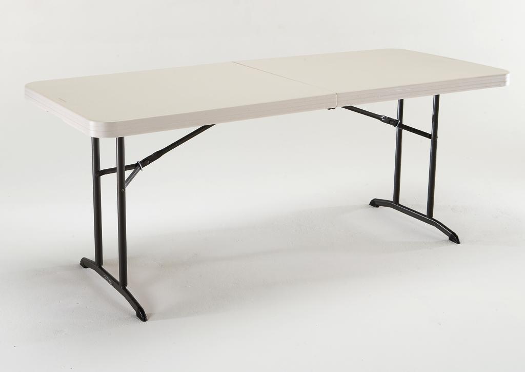 Lifetime 6foot Foldinhalf Heavyduty Banquet Table  Free Shipping Today  Overstock.com 