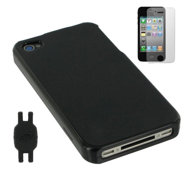 iPhone 4 Black 3 in 1 Case Bundle