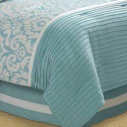 Shop Jasmine Aqua King Size Comforter Set Free Shipping Today