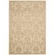 preview thumbnail 10 of 45, Nourison Graphic Illusions Traditional Vintage Hi Low Damask Area Rug 3' 6" x 5' 6" - Light Gold - Rectangle