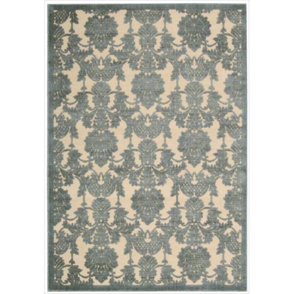 Nourison Graphic Illusions Traditional Vintage Hi Low Damask Area Rug