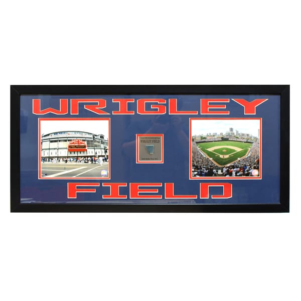 Chicago Cubs Wrigley Field Game-Used Frame