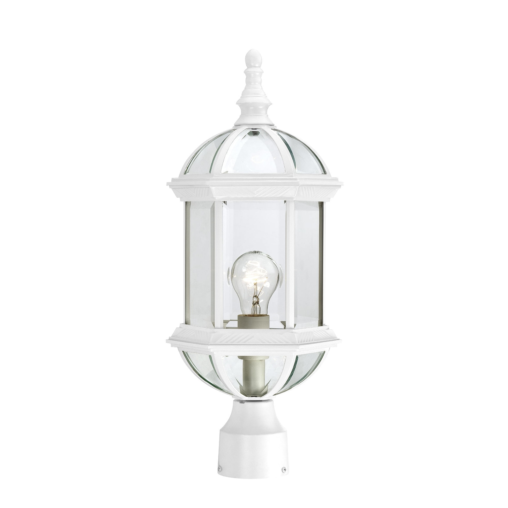 Nuvo Boxwood 1 light White 19 inch Post Fixture