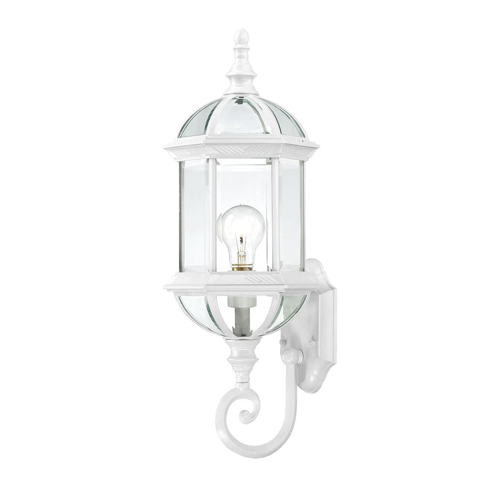 Nuvo Boxwood 1-light White 22-inch Wall Sconce