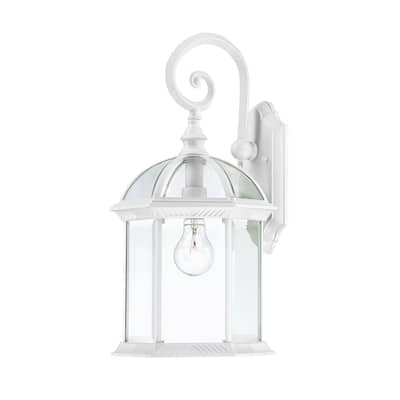 Nuvo Boxwood 1-light White 15-inch Wall Sconce