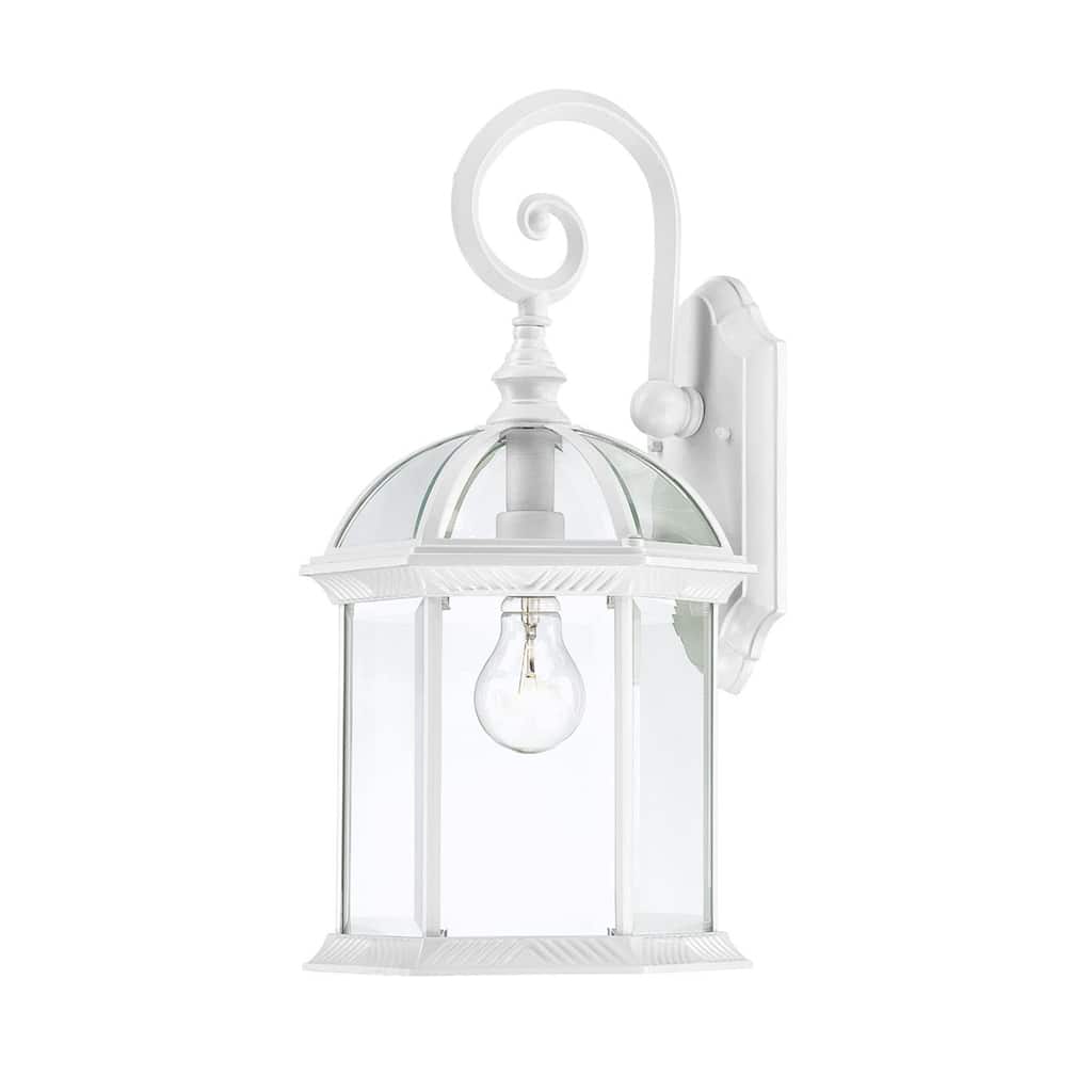 Nuvo Boxwood 1-light White 15-inch Wall Sconce