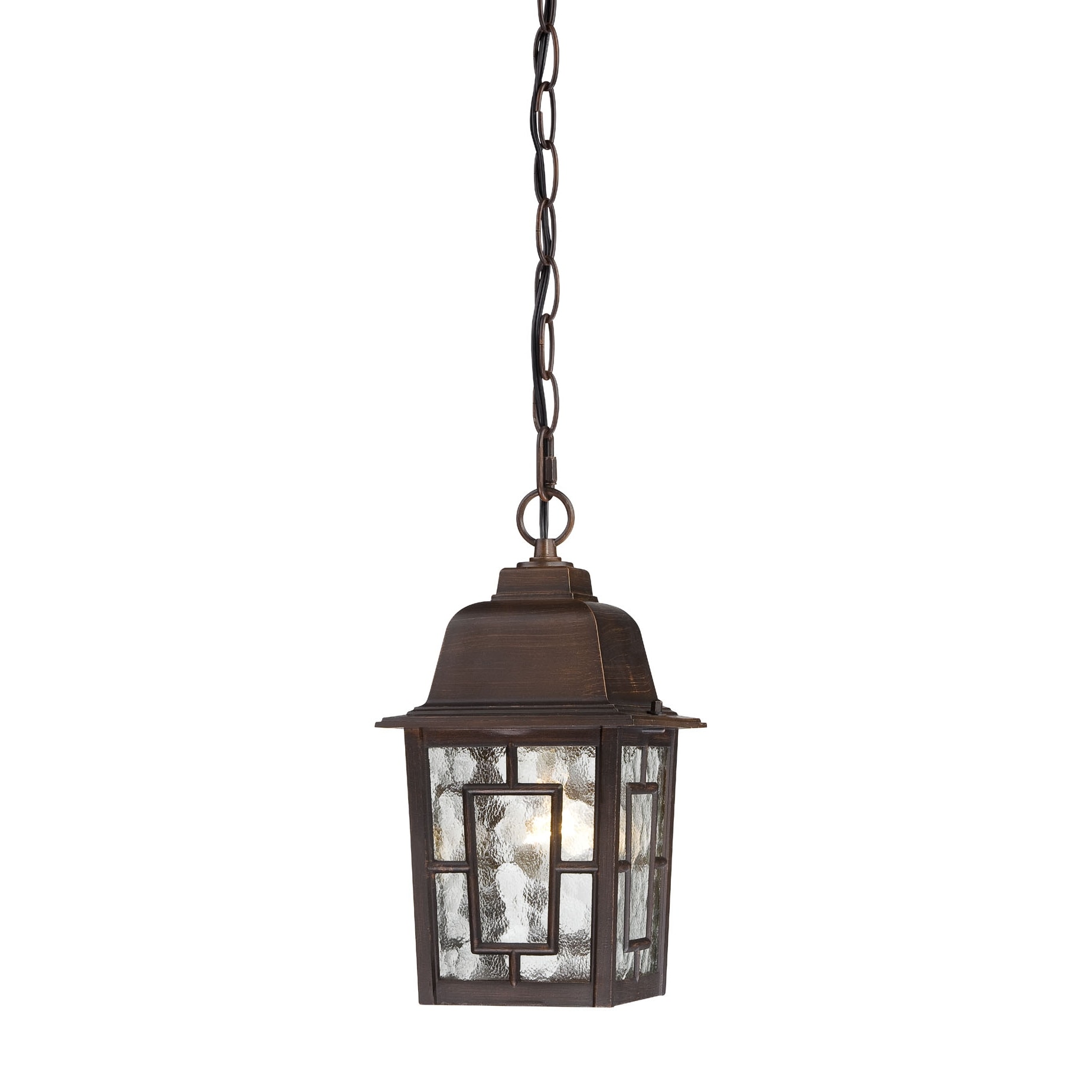 Nuvo Banyon 1 light Rustic Bronze 11 inch Hanging Fixture