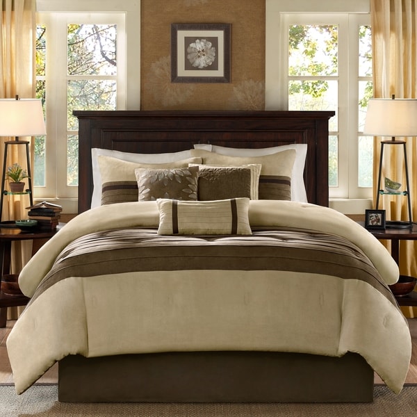 Madison Park Kennedy Natural 7 Piece Comforter Set