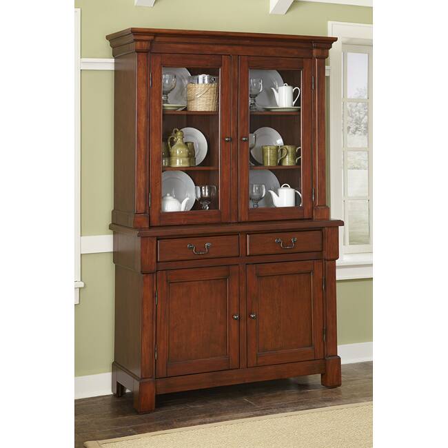 The Aspen Collection Buffet and Hutch by Home Styles
