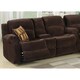preview thumbnail 2 of 5, Tracey Chocolate Sleeper Sectional
