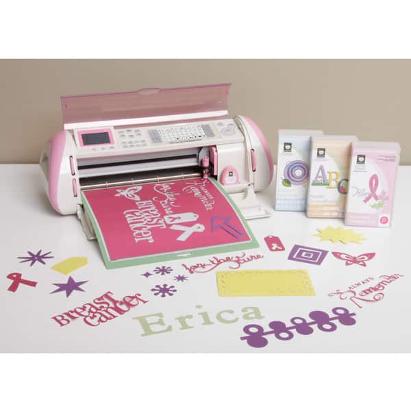 Cricut Pink Expression Die Cutting Machine with 3 cartridges Breast Cancer  Limited Edition - Bed Bath & Beyond - 7110697