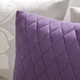 preview thumbnail 4 of 4, Madison Park Bridgette Taupe Grey/Purple Floral-pattern Cotton Comforter Set