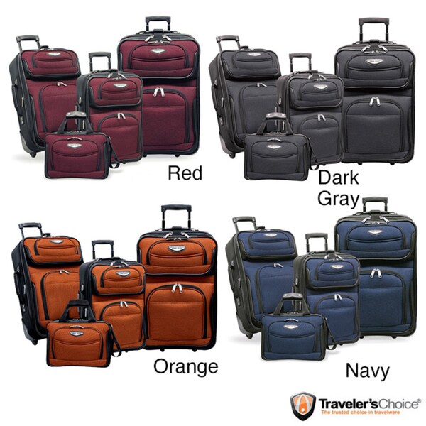 Travel Select by Travelers Choice Amsterdam 4 piece Luggage Set