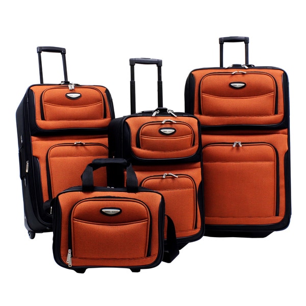 travelers select luggage