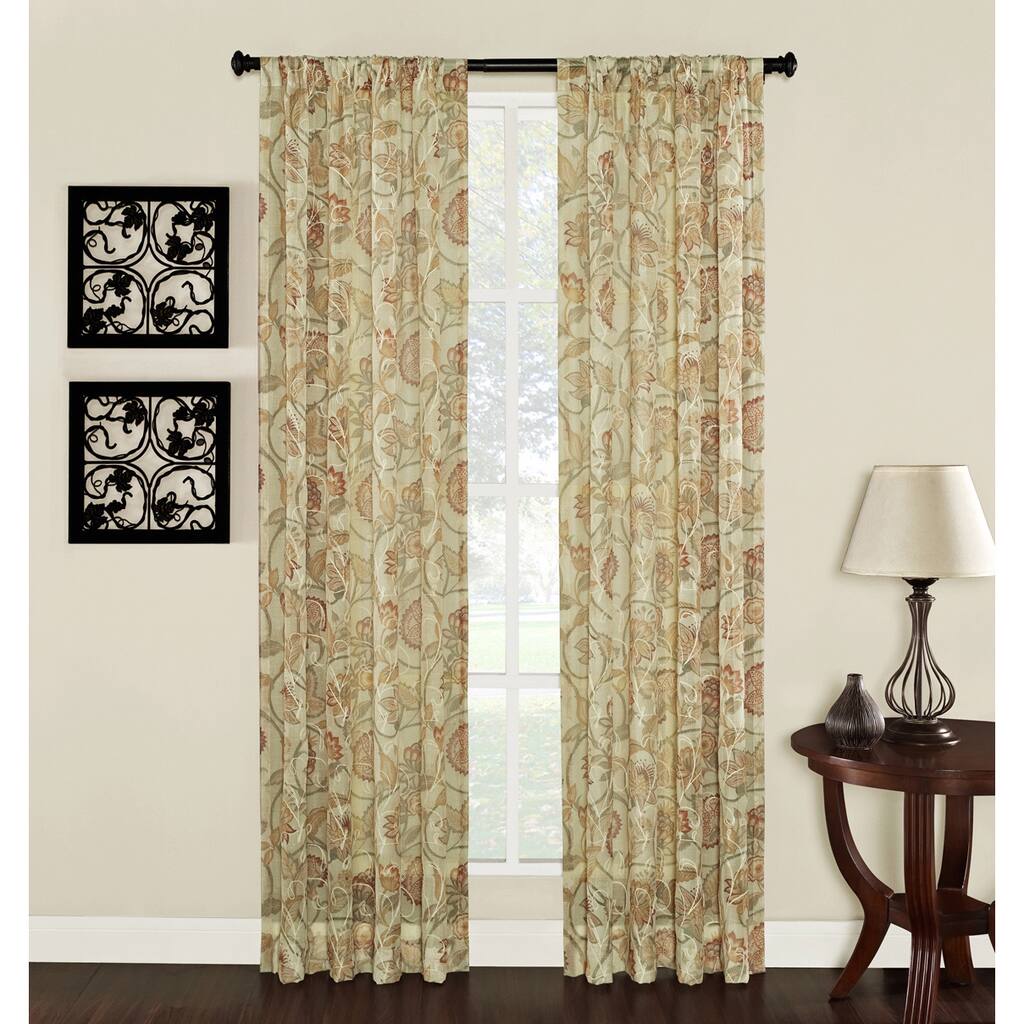 Sefton Printed and Embroidered Window Panel