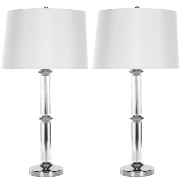 Indoor 1 light Cylinder Glass Table Lamps (Set of 2)