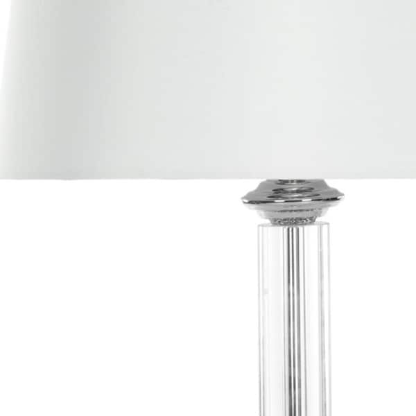Safavieh Lighting 29.5-inch Cylinder Glass Table Lamp (Set of 2)