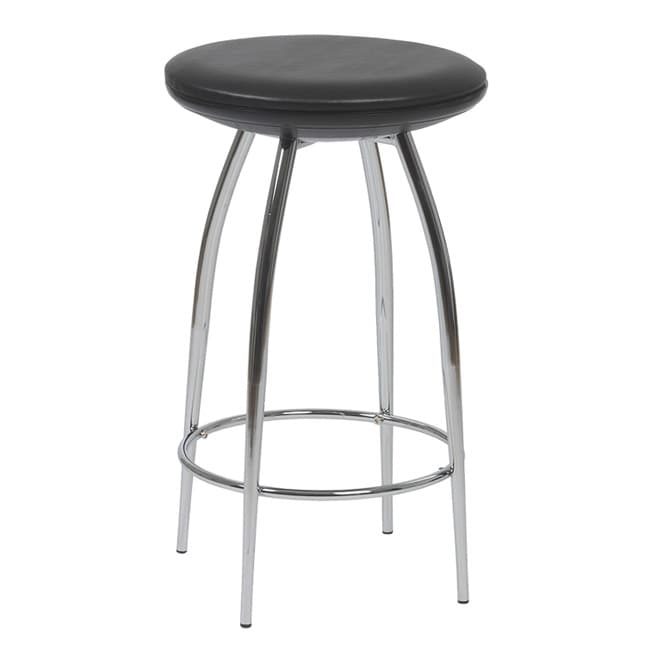 Euro Style Bernie Black Bar Stool (set Of 2)