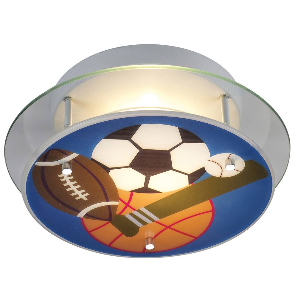 Elk Home Novelty Satin Nickel With Multicolor Glass 2 Light Semi Flush