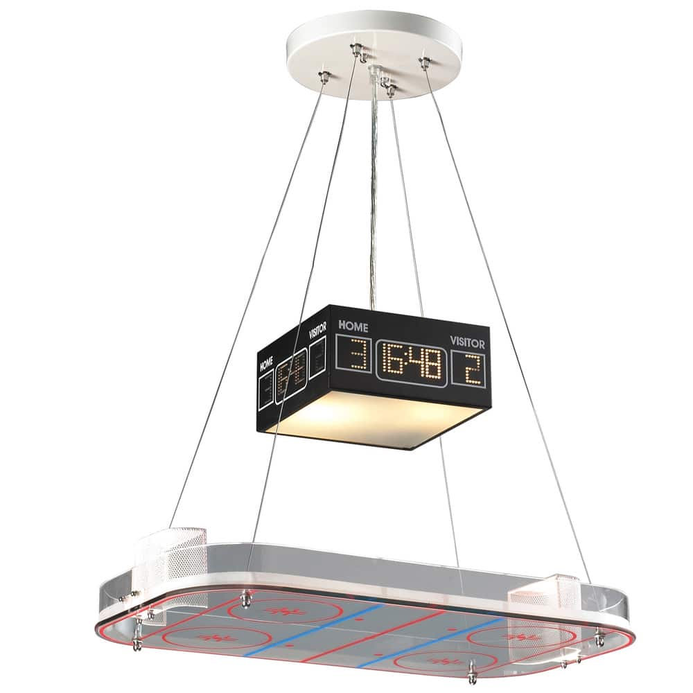 Elk Home Novelty Silver With Multicolor Glass 2 Light Chandelier