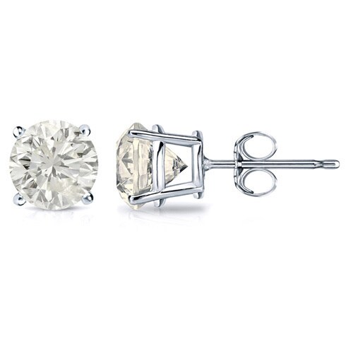 18k Gold 1 4ct Tdw Clarity Enhanced Diamond Solitaire Stud 18k Gold 1 4ct Tdw Clarity Enhanced Diamond Solitaire Stud Earrings