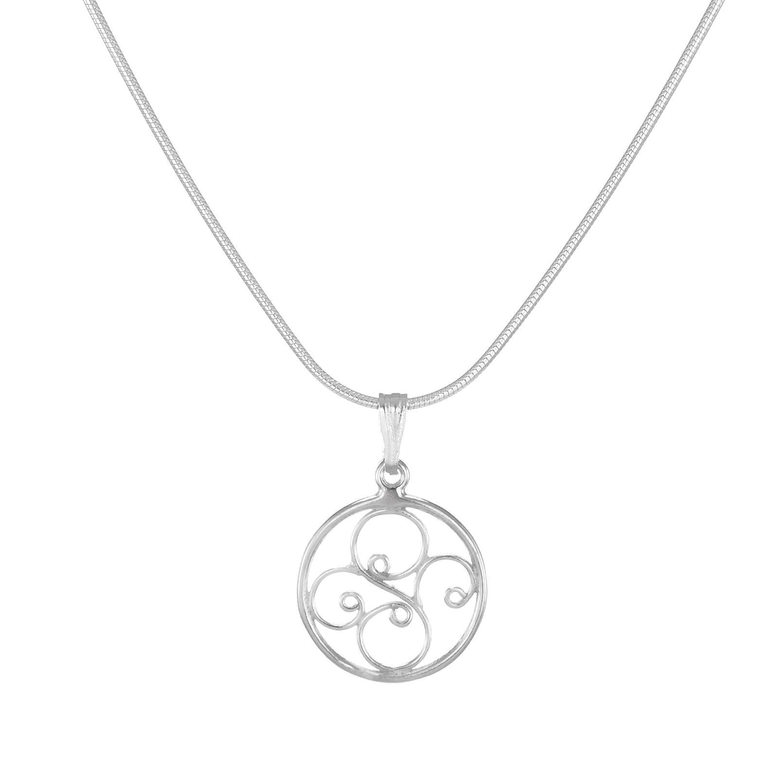 small silver chain necklace