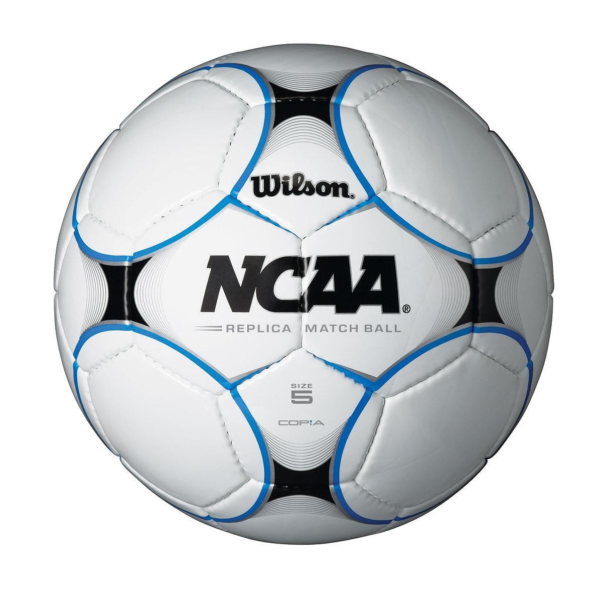 Wilson Size 3 Copia Due Soccer Ball (White/blue Size 3Dimensions 6.3 inches diameter x 7.5 inches high 3Dimensions 6.3 inches diameter x 7.5 inches high )