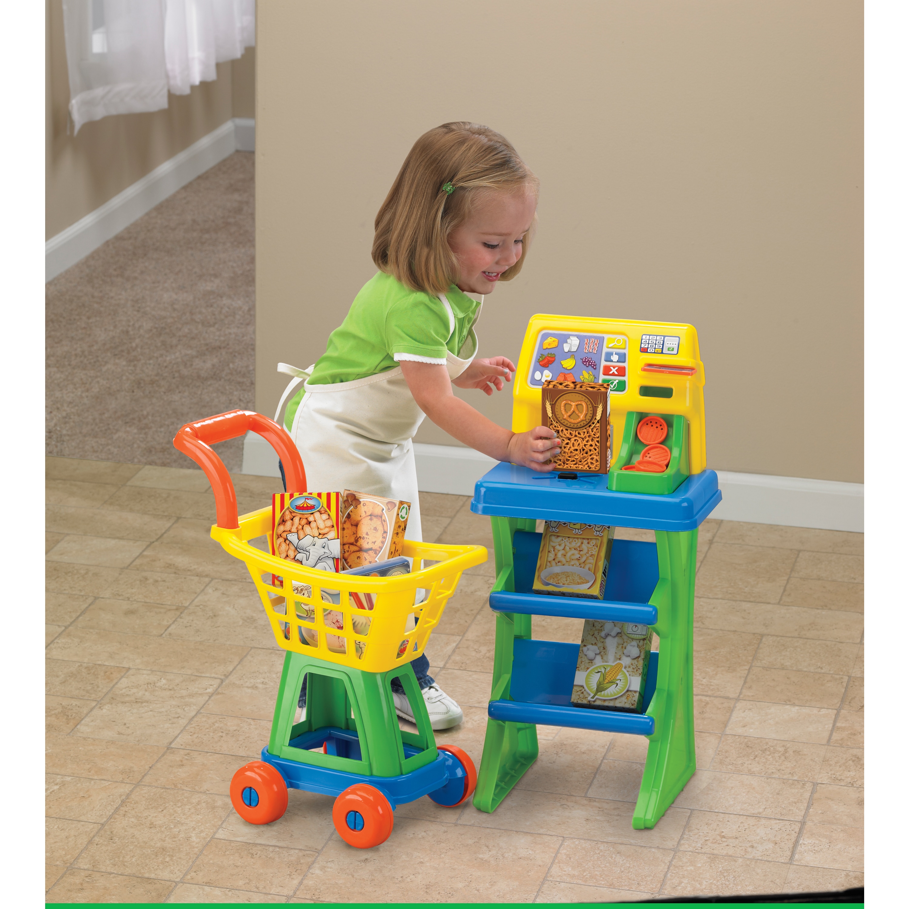 american plastic toys shopping cart