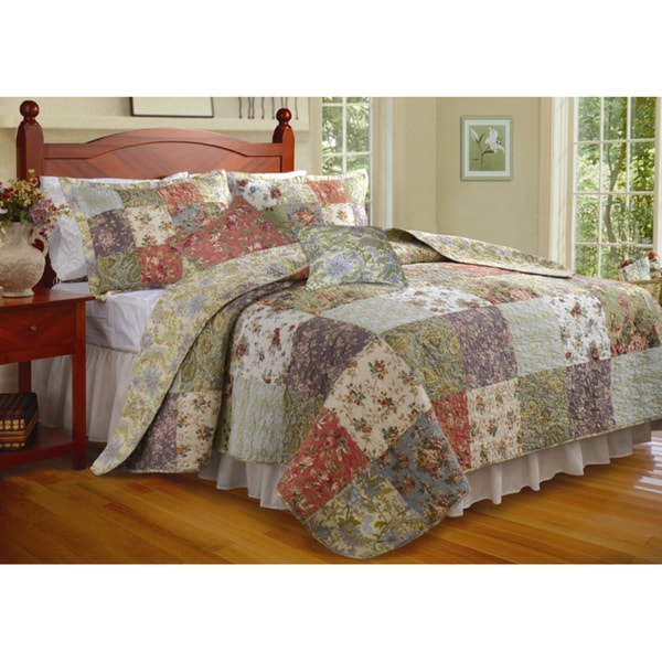 Shop Greenland Home Fashions Blooming Prairie Deluxe Multicolored 5 ...