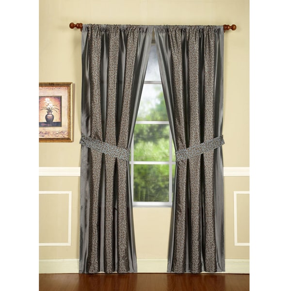 Maxton Mercury 95 Inch Drapery Panel Pair