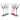 Lorren Home Trend Logic Multicolor Water Goblets (Set of 6)