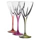 preview thumbnail 2 of 1, Lorren Home Trend Logic Multicolor Water Goblets (Set of 6)