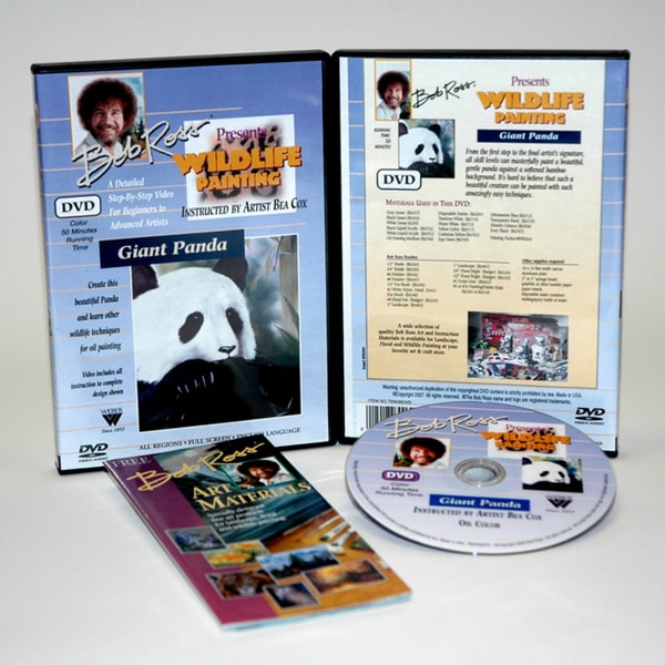 Weber Bob Ross DVD Wildlife Painting Giant Panda  