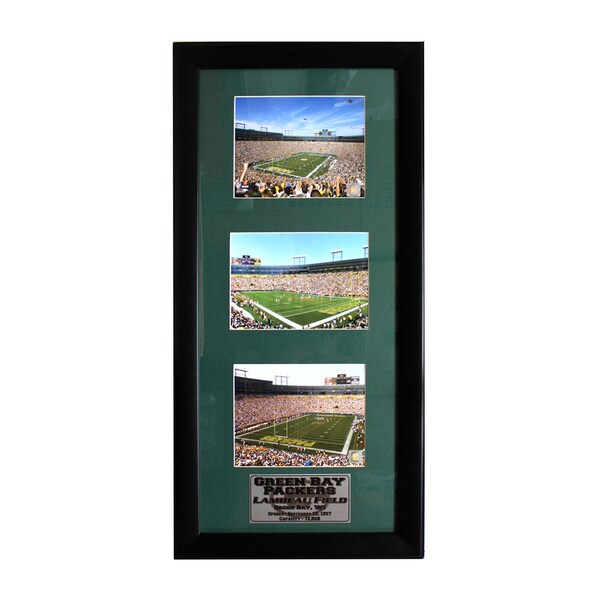 Green Bay Packers Lambeau Field Three-Photo Frame