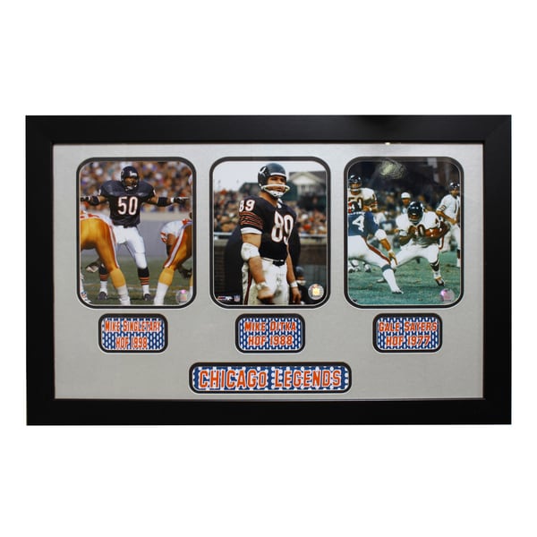 'Chicago Legends' 3 photo Frame Football