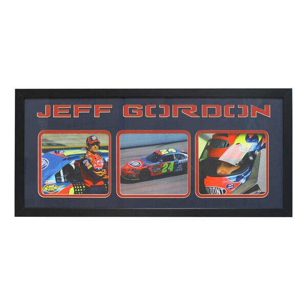 Jeff Gordon Three-Photo Frame