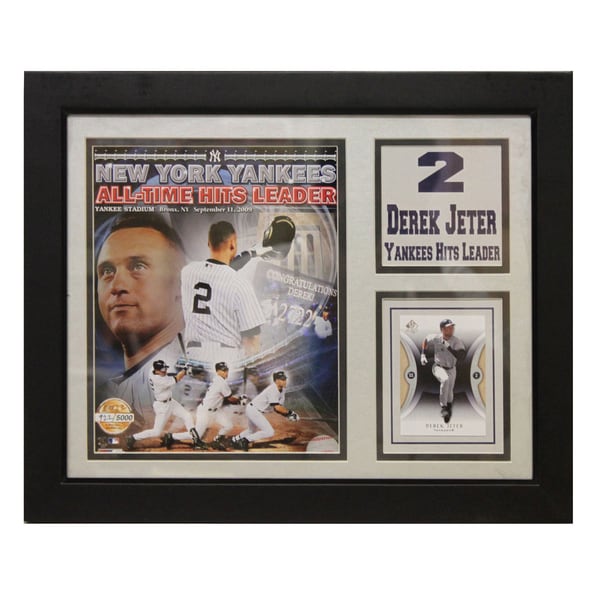 New York Yankees Derek Jeter Deluxe Stat Frame