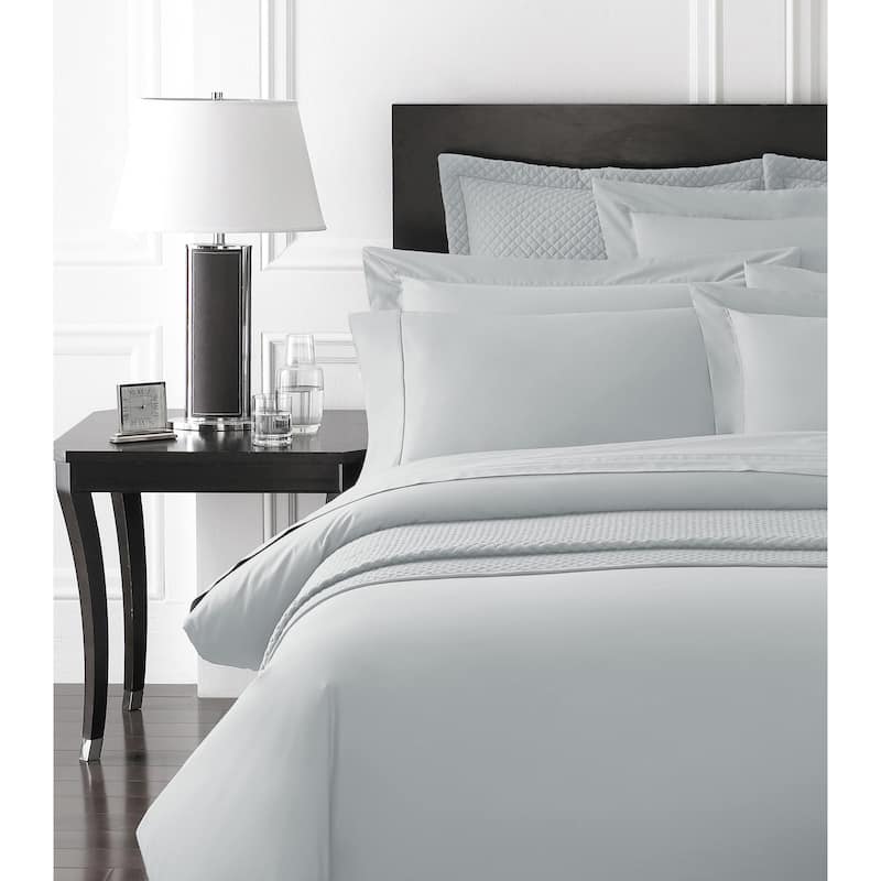 Rayon from Bamboo 300 Thread Count Duvet Cover - Queen - Silver Sage