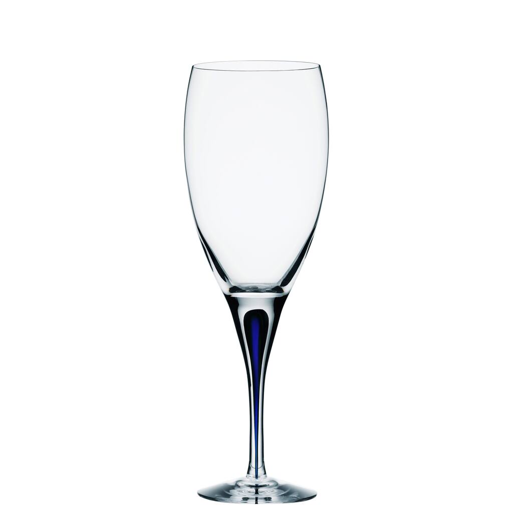 Orrefors Intermezzo Blue Wine Glass