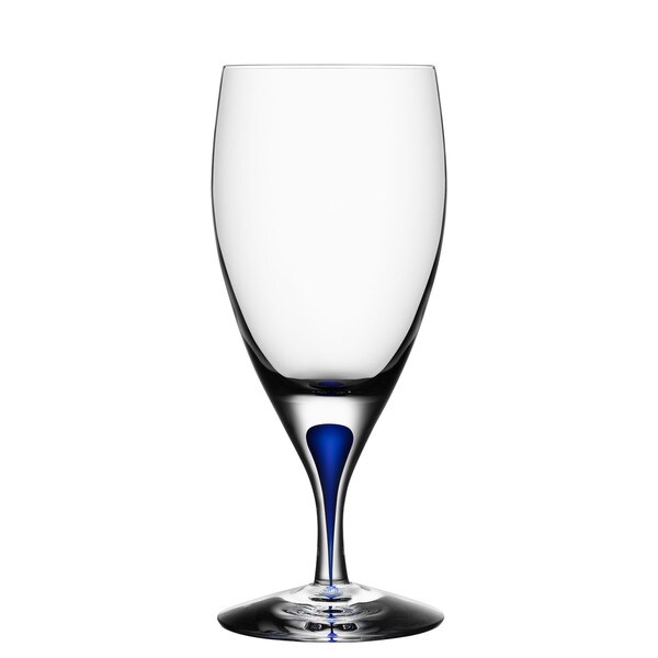 Orrefors Intermezzo Blue Iced Beverage Glass Orrefors Goblets